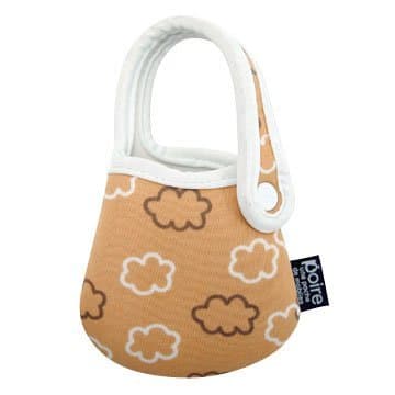 Poire Universal Cell Phone Pouch - Brown Clouds