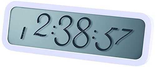 Lexon Script LR133N Alarm Clock 16.3 x 2.2 x 5.9 cm White