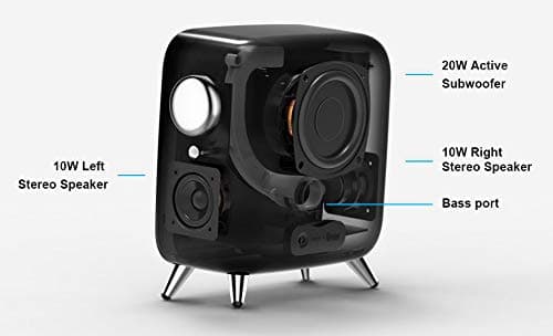 Divoom 6958444602554 Pixel Art Speakers - Red