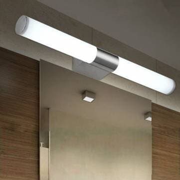 10W Brief Tube Stainless Steel LED Wall Light Bathroom Mirror Lamp/White