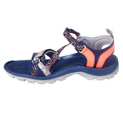 Forclaz Arpenaz 100 Women's Backpacking Sandal - Blue Pink (EU 38)