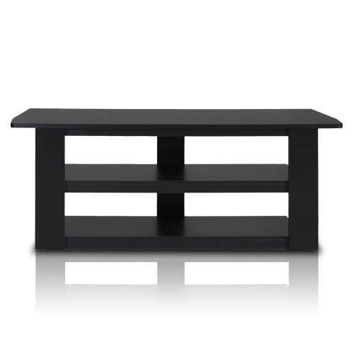 Furinno Parsons Entertainment Center, TV Unit, TV Stand for TV Up to 50 Inch, Black