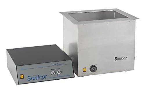 Sonicor Inc, 60 Gallon Industrial 2400 Watt Ultrasonic Cleaner (Tank I.D.: 24"x24"x24") (220V)