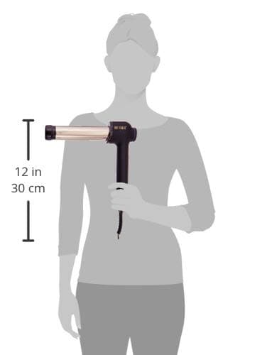 Hot Tools Pro Artist 24K Gold Curlbar Curling Wand | Long Lasting, Defined Curls (1-1/4 in)