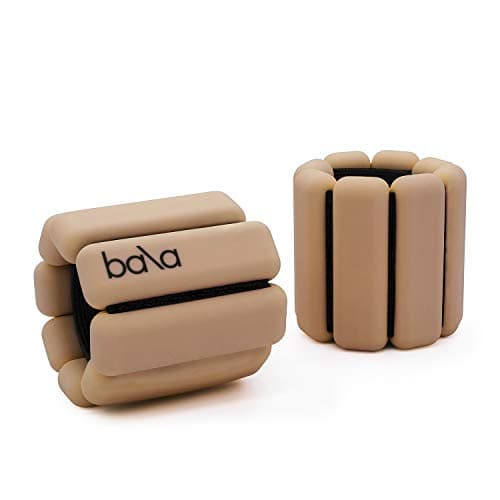 Bala Bangles | As Seen on Shark Tank | Fully Adjustable Wearable Wrist & Ankle Weights | Yoga, Dance, Barre, Pilates, Cardio, Aerobics, Walking | 1 Pound Each, 2 Per Set