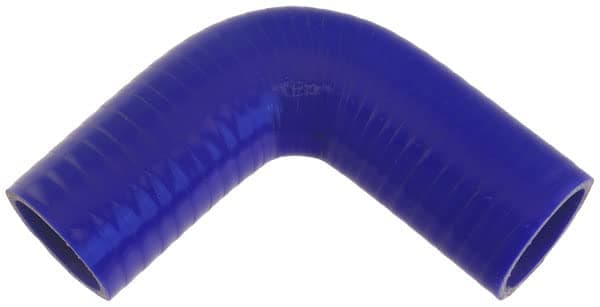 Pegasus E90.38-BLUE, Blue Silicone Hose, 1 1/2" I.D. 90 degree Elbow, 4" Legs (no logo)