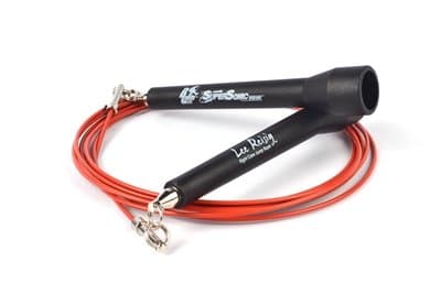 Buddy Lee Super Sonic Speed Jump Rope 10' - 2mm Ultra Thin Lightning Fast RED TPU Coated Cable The Worlds Fastest Adjustable Cable Jump Rope by Buddy Lee