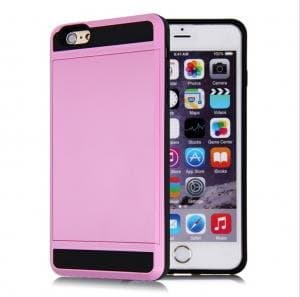 Eazyhurry iPhone 4 Case,iPhone 4S Case, Sliding Card Holder iPhone Wallet Case Cover Secret ID Slot Rugged Protective Hard PC+ Soft TPU Hybrid Bumper for iPhone 4/4S - Pink