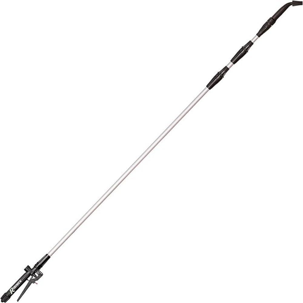 Ribiland 07376 - Telescopic Lance with Double Aluminum Nozzle - Silver
