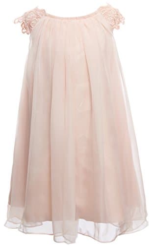 Mrprettys Blush Chiffon Flower Girl Dress Girls Toddler Party Dress