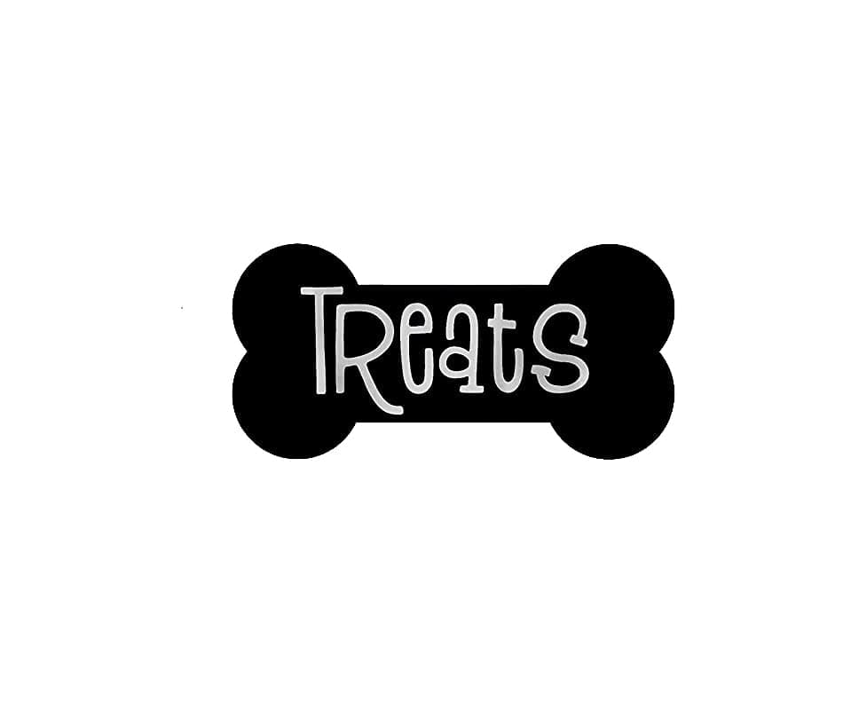 Pene Dog Bone Dog Treat Jar Die Cut Vinyl Decal Sticker