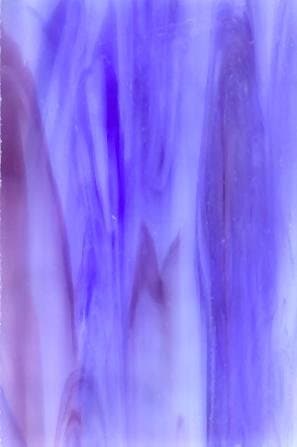 Kokomo Opalescent Combination - Purple Blue - Stained Glass Sheet - 8" X 12" (.67sf)