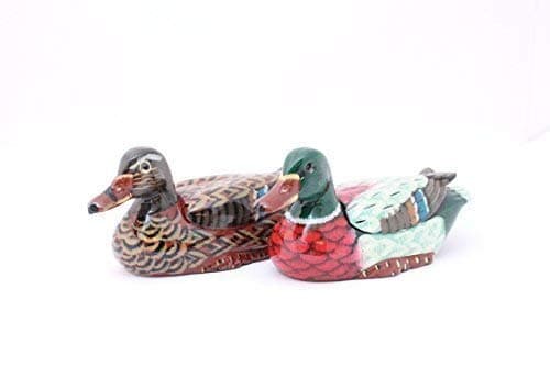 Large Mandarin Ducks (Pair) -Plastic Laquer