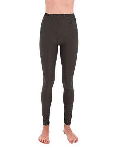 Homma Premium Ultra Soft High Rise Waist Full Length Regular and Plus Size Variety Pack Leggings (S/M/L, Charcoal)