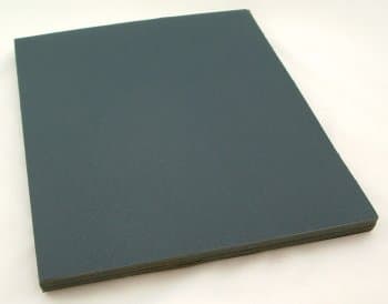 Industrial Grade Wet or Dry Sandpaper 5 Sheets, Silicon Carbide, 9" By 11", 600 Grit