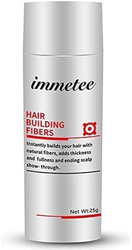 Dark Brown: Immetee eratin Hair Building Fibers Powder ConcDeal Instantly For Thinning Hair, Cover Up Hair Loss Natural Thickens For Men And Women-25G/0.88Oz (Dark Brown)