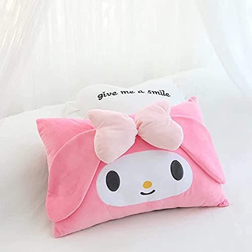 Kawaii Pillowcase,Cotton Pillowcases,Cute Pillow,Cute Girl Plush Pillow Slips ,for Dormitory/Decorative Bedroom/Livingroom, 62×42CM