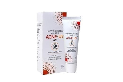 Acne UV Gel spf 50 (Sunscreen with Broad Spectrum UVA/UVB Protection | Oil Free & Water Resistant |50 g)