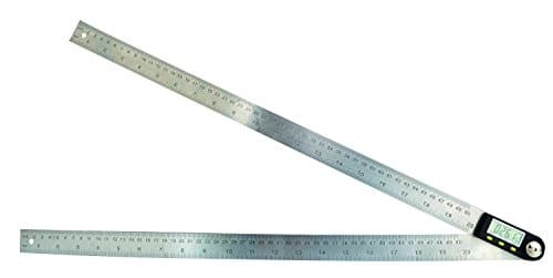 Naiken 20 Inches Stainless Steel Digital Angle Ruler,digital Goniometer,angle Finder Ruler,protractors by Naiken