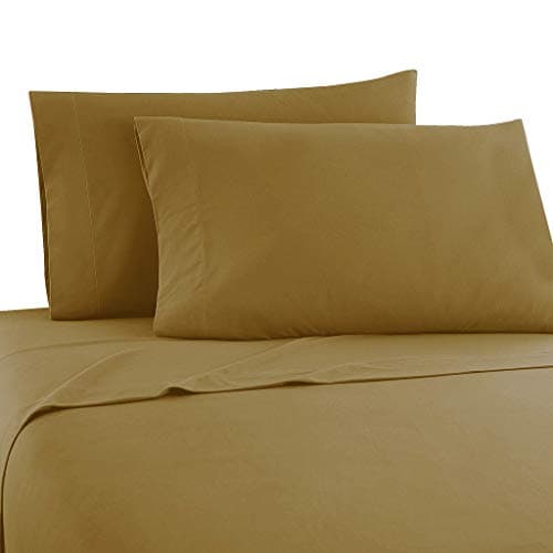 Giselle Luxurious Split Queen Size Sheets for Adjustable Beds with 13 Inch Extra Deep Pocket Solid Taupe/Sand - 1800 Series Brushed Microfiber - Wrinkle Free & Hypoallergenic
