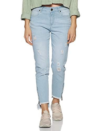 NUSH by Anushka Sharma Women's Relaxed Fit Jeans