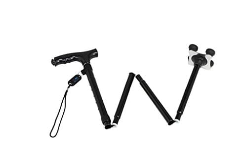 G&M Smart crutches walkers telescopic walking stick for the elderly with a warning lamp aluminum walking stick canes