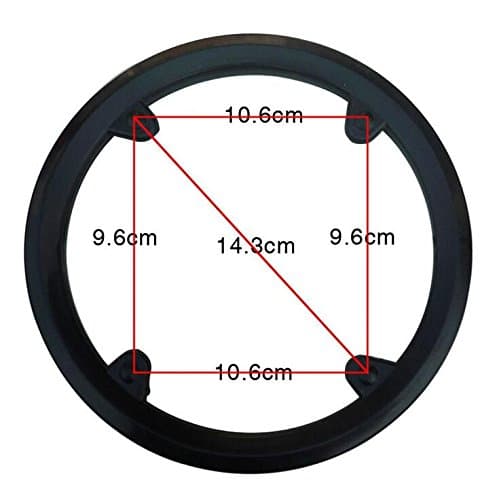 Daiky Bike Chainring Sprockets Cranksets Guard Protector 42T 4 Bolts 106mm 20g