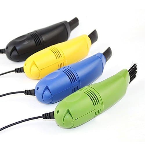 Signalex USB Vacuum Cleaner with dusting brush adaptor and light (Green)