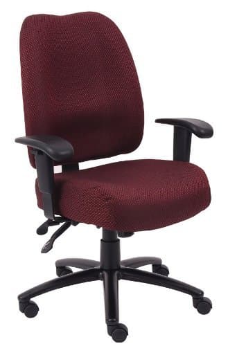 Aaria Collection Dido Multi-Function 3 Paddle Task Chair / Burgundy