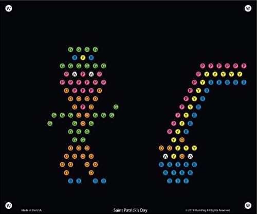 Lite Brite Refill Sheets for Ultimate Classic Toy - Holiday Art Templates (10 Count)