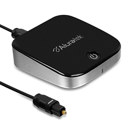 Aluratek Universal Bluetooth Optical Audio Receiver and Transmitter
