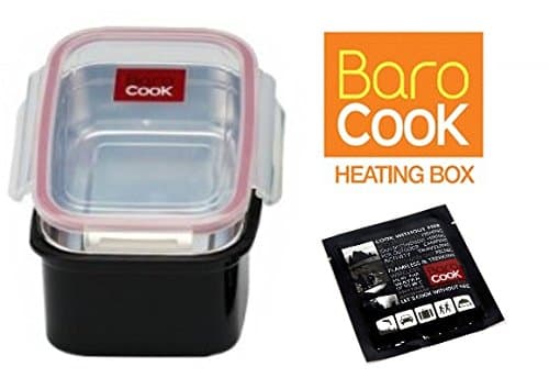 Barocook Cooking Bags Flameless Cooking System 850 ml Box Container Box with 1 x 50 g Heat Pack Baro Cook Cookware Camping Stove, Camping Cooker, Supplies, Camping Cutlery Outdoor, Camping Cooker, Camping Stove, Emergency Survival Outdoor Picnic Cooker/Backpack BACKPACKER Cooking System Stove