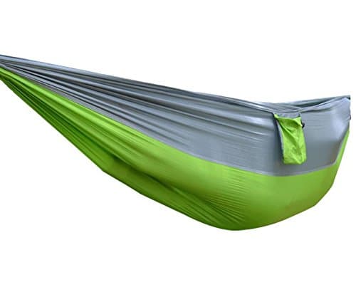 Outdoor camping leisure widened super light parachute cloth hammock