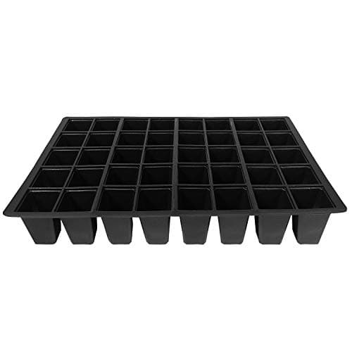 Elixir Gardens 40 Cell Reusable Seed Germination Propagator Tray Inserts/Bedding Trays - 10