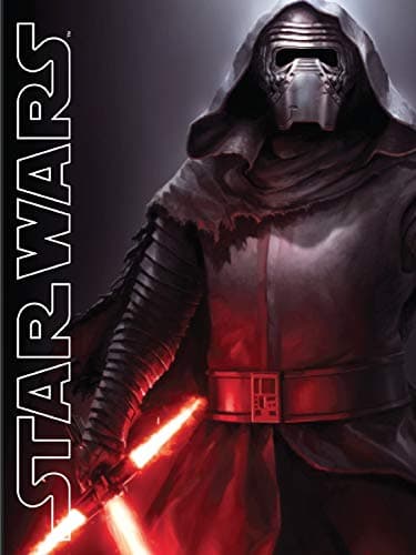 Disney Lucas Films' Star Wars Kylo Ren with Light Saber Printed Silk Touch Warm Sherpa Throw / Blanket, 60 by 80" Twin size