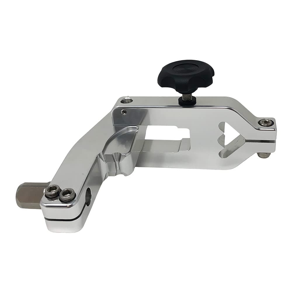 Monster Tower Swivel Adaptor - Polished - for Use with 2.5" Tubing