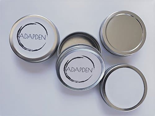 25 Pack 1oz. Metal Tin Containers With White Round Labels (40 Printable Labels)- By ADAPDEN - DIY Lip Balm, Lip Scrub, Salve Tins, Tea Light Candles