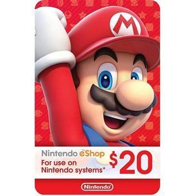 Nintendo eShop Card $20 - ニンテンドー イーショップ カード 20ドル (Nintendo 3DS Wii U 海外輸入北米版)