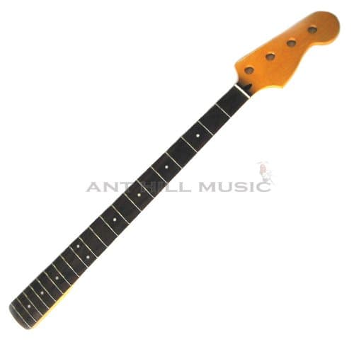 Mighty Mite Bass Guitar Neck - Precision P Bass Neck Maple Rosewood Vintage Tint