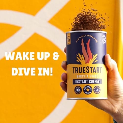 TrueStart Barista Grade Instant Coffee – Smooth Original Barista (6 Pack x 100g) Mycotoxin-Free Coffee & Rich in Antioxidants, Premium Freeze-Dried, 100% Full Flavour, Smooth Rich Roast