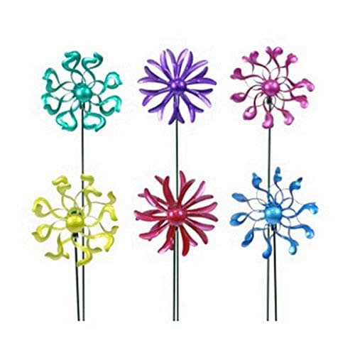 Exhart Environmental 50507 Double Twirler Garden Stake, 5-Inch