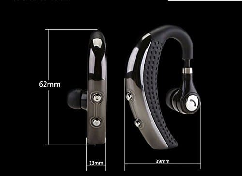 V4.0+EDR Stereo Bluetooth Headset, Universal Wireless Bluetooth Ear-Hook Headphone for Apple iPhone 6/5s/5c/5, iPhone 4s/4, Samsung Galaxy S5/S4/S3, LG, PC Laptop, and Other Bluetooth Device-BH693