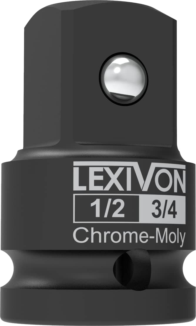 LEXIVON1/2 Inch Impact Socket Adapter, 1/2 Female to 3/4 Male Increaser | 12.5mm to 20mm, Made of Premium Quality Chrome Vanadium Steel, Fully Impact Rated (LX-401)
