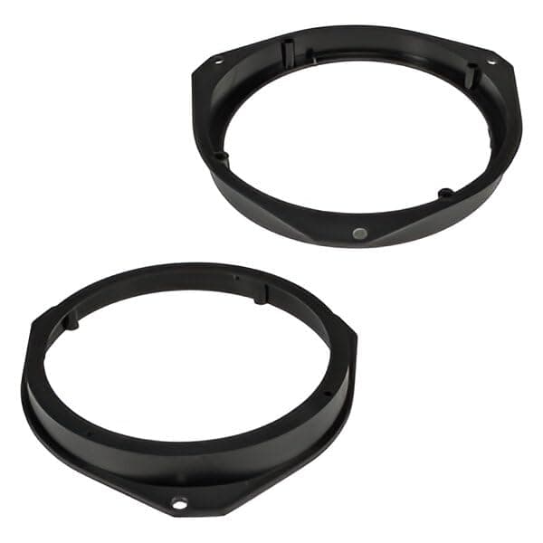 Sound Way 6.5" Speaker Adapter & Wiring Harness Kit – Door Speaker Brackets and Wire Connectors – Fits Honda Civic, Toyota, Ford & More – Car Audio Mounting Rings for 6.5 Inch Speakers