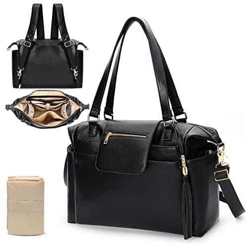 Diaper Bag Tote Leather Diaper Bag Backpack by Omanmoli Large Tote Diaper Bag Baby Travel Bag