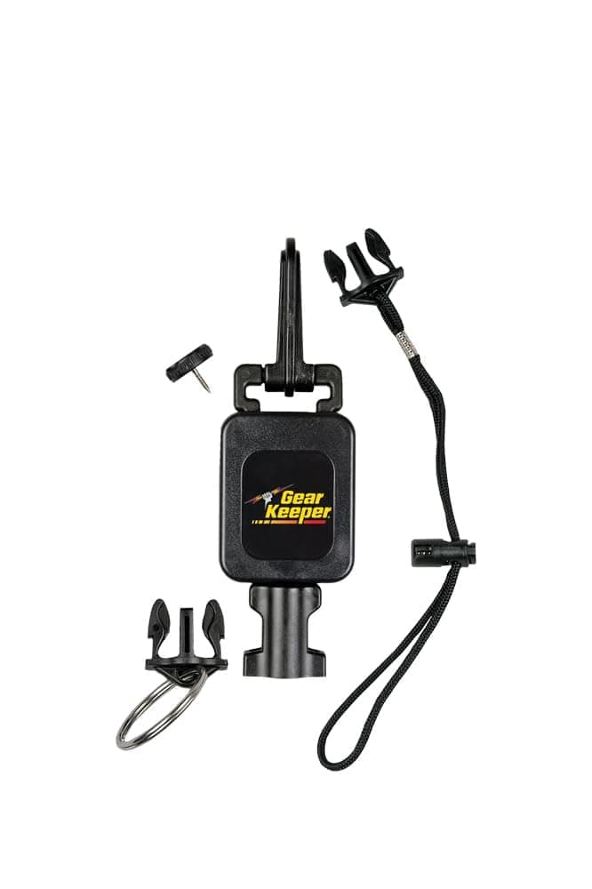 Gear Keeper Compact Console Retractor-Secure Console in Chest Area-2 Mounting Options-Made in USA