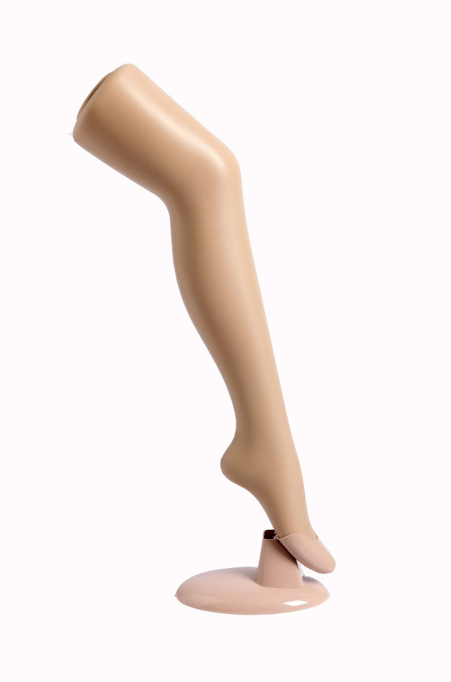 Euroton Female 75cm Light Skin Tone Plastic Leg Mannequin Legstock for Display