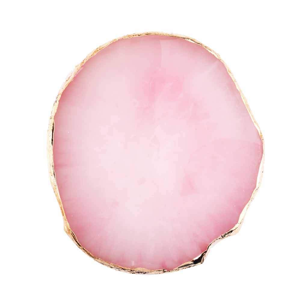 Bodhi200 Resin Jewelry Tray Vintage Trinket Ring Earrings Organizer Storage Desk Ornaments Dish Plate Stand Display Decorative Dish Jewelry Holder Pink