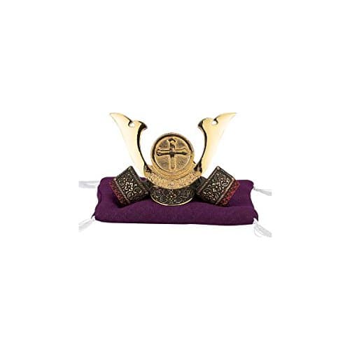 Tokyo Matcha Selection Japanese Samurai Kabuto Helmet - Shimazu Yoshihisa - with Cushion, Box - Japan Import [Standard Ship by EMS with Tracking Number & Insurance]