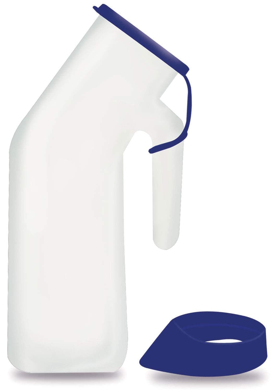 MEDBUDDY Magik Portable & Safe Plastic Urine Collector Pot with Cap for Female Bed Patients Urine Pot (Multicolor)